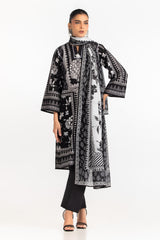 UAE-3PC Printed Lawn Suit IUSTKSD-2206
