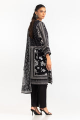 UAE-3PC Printed Lawn Suit IUSTKSD-2206