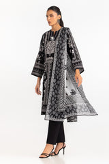 UAE-3PC Printed Lawn Suit IUSTKSD-2206