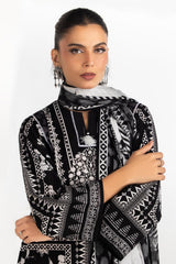 UAE-3PC Printed Lawn Suit IUSTKSD-2206