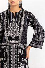 UAE-3PC Printed Lawn Suit IUSTKSD-2206