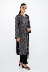 UAE-3PC Swiss Voile Embroidered Suit IUSTKSD-2296