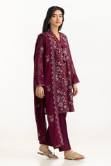UAE-3PC Swiss Voile Embroidered Suit