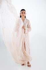 UAE-3PC Swiss Voile Embroidered Suit IUSTKSD-2320