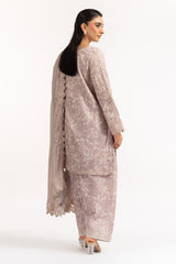 UAE-3PC Tennis Net Printed Suit With Embroidered IPSTD-44866