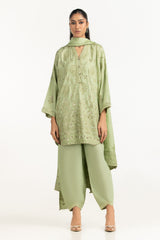 UAE-3PC Viscose Rawsilk Embroidered Suit IPSTD-77421