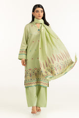 UAE-3PC Dyed Jacquard Suit IUSTKSD-1094