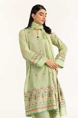 UAE-3PC Dyed Jacquard Suit IUSTKSD-1094