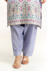 UAE-3PC Dyed Jacquard Suit IUSTKSD-1121
