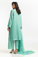 UAE-3PC Lawn Embroidered Suit IUSTKSD-547