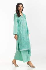UAE-3PC Lawn Embroidered Suit IUSTKSD-547