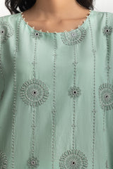 UAE-3PC Lawn Embroidered Suit IUSTKSD-574