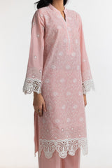 UAE-3PC Lawn Embroidered Suit IUSTKSD-593
