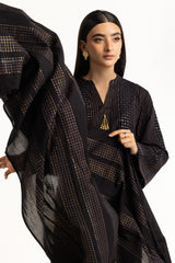 UAE-3PC Jacquard Embroidered Suit IUSTKSD-922