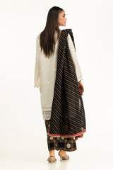 UAE-3PC Jacquard Embroidered Suit IUSTKSD-951