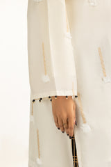 UAE-3PC Jacquard Embroidered Suit IUSTKSD-951