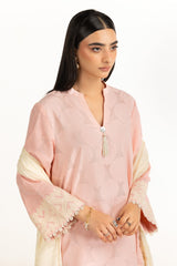 UAE-3PC Jacquard Embroidered Suit IUSTKSD-987