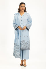 UAE-3PC Jacquard Suit IUSTKSD-1105