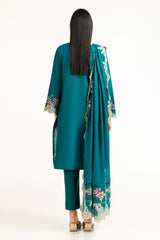 UAE-3Pc Lawn Embroidered Suit IUSTKSD-509
