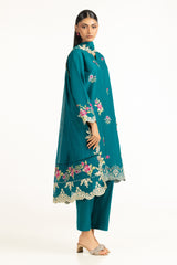 UAE-3Pc Lawn Embroidered Suit IUSTKSD-509