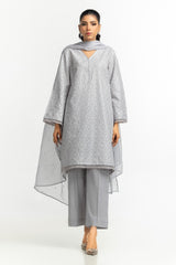 UAE-3PC Lawn Embroidered Suit IUSTKSD-579