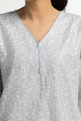 UAE-3PC Lawn Embroidered Suit IUSTKSD-579