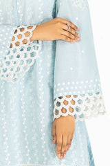 UAE-3PC Lawn Embroidered Suit IUSTKSD-602