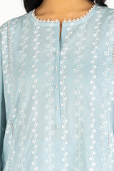 UAE-3PC Lawn Embroidered Suit IUSTKSD-602