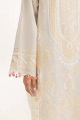 UAE-3PC Lawn Embroidered Suit IUSTKSD-660
