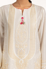 UAE-3PC Lawn Embroidered Suit IUSTKSD-660