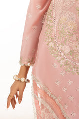 UAE-3PC Lawn Embroidered Suit IUSTKSD-734