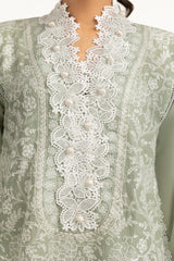 UAE-3PC Lawn Embroidered Suit IUSTKSD-735
