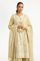 UAE-3PC Lawn Embroidered Suit IUSTKSD-768