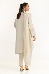 UAE-3Pc Lawn Embroidered Suit IUSTKSD-868