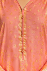 UAE-3PC Lawn Gold Printed Suit IUSTKSD-457