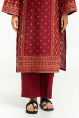 UAE-3PC Lawn Lacquer Printed Suit IUSTKSD-513