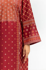 UAE-3PC Lawn Lacquer Printed Suit IUSTKSD-513
