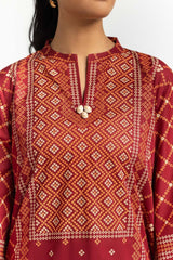 UAE-3PC Lawn Lacquer Printed Suit IUSTKSD-513