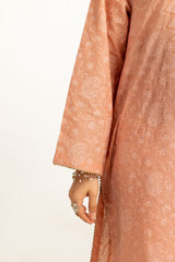 UAE-3PC Lawn Lacquer Printed Suit IUSTKSD-586