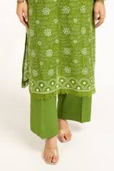 UAE-3PC Lawn Lacquer Printed Suit IUSTKSD-611