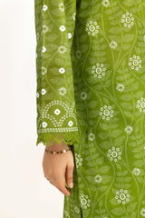 UAE-3PC Lawn Lacquer Printed Suit IUSTKSD-611