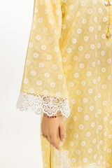 UAE-3PC Lawn Lacquer Printed Suit IUSTKSD-712