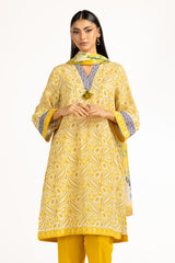 UAE-3Pc Lawn Printed Suit IUSTKSD-1024