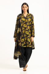 UAE-3PC Lawn Printed Suit IUSTKSD-1054