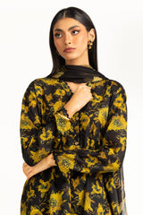 UAE-3PC Lawn Printed Suit IUSTKSD-1054