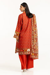 UAE-3PC Lawn Printed Suit IUSTKSD-1060