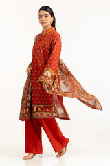 UAE-3PC Lawn Printed Suit IUSTKSD-1060