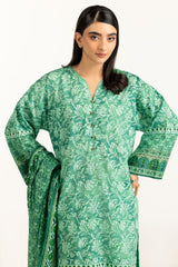 UAE-3PC Lawn Printed Suit IUSTKSD-1109