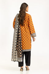UAE-3PC Lawn Printed Suit IUSTKSD-1133