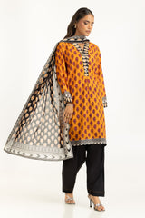 UAE-3PC Lawn Printed Suit IUSTKSD-1133